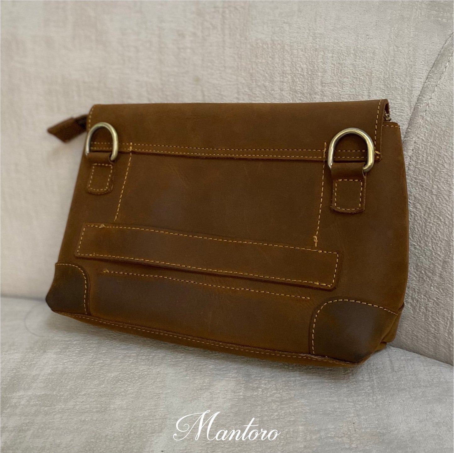 Crossbody MUESTRA cuero rústico