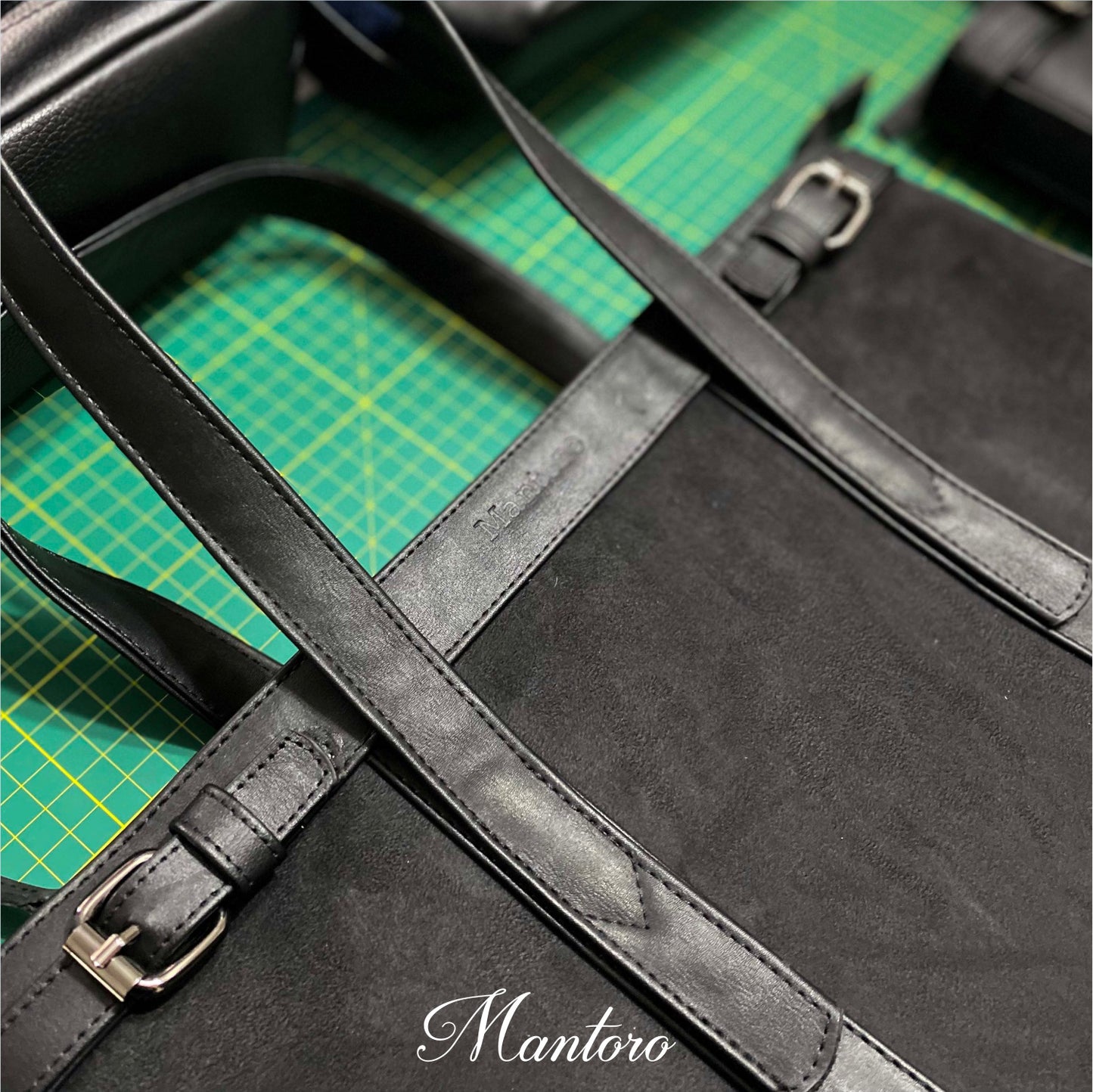 Suede Tote Bag cuero vegano