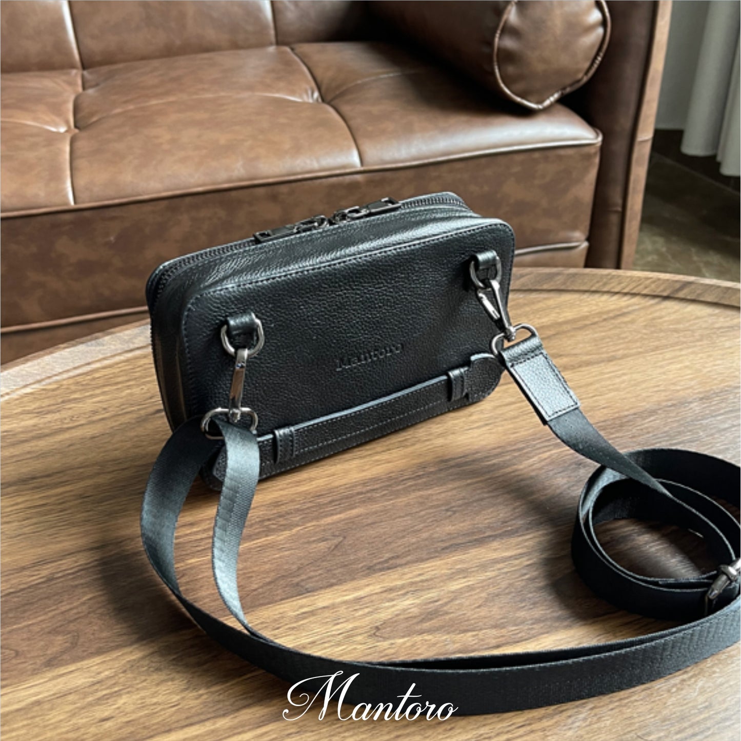 Crossbody Mini Cuero Vacuno