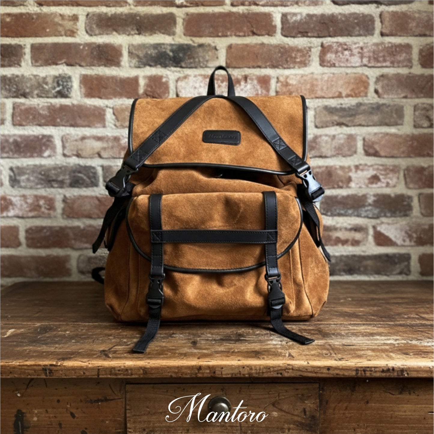 Mochila Maverick gamuza