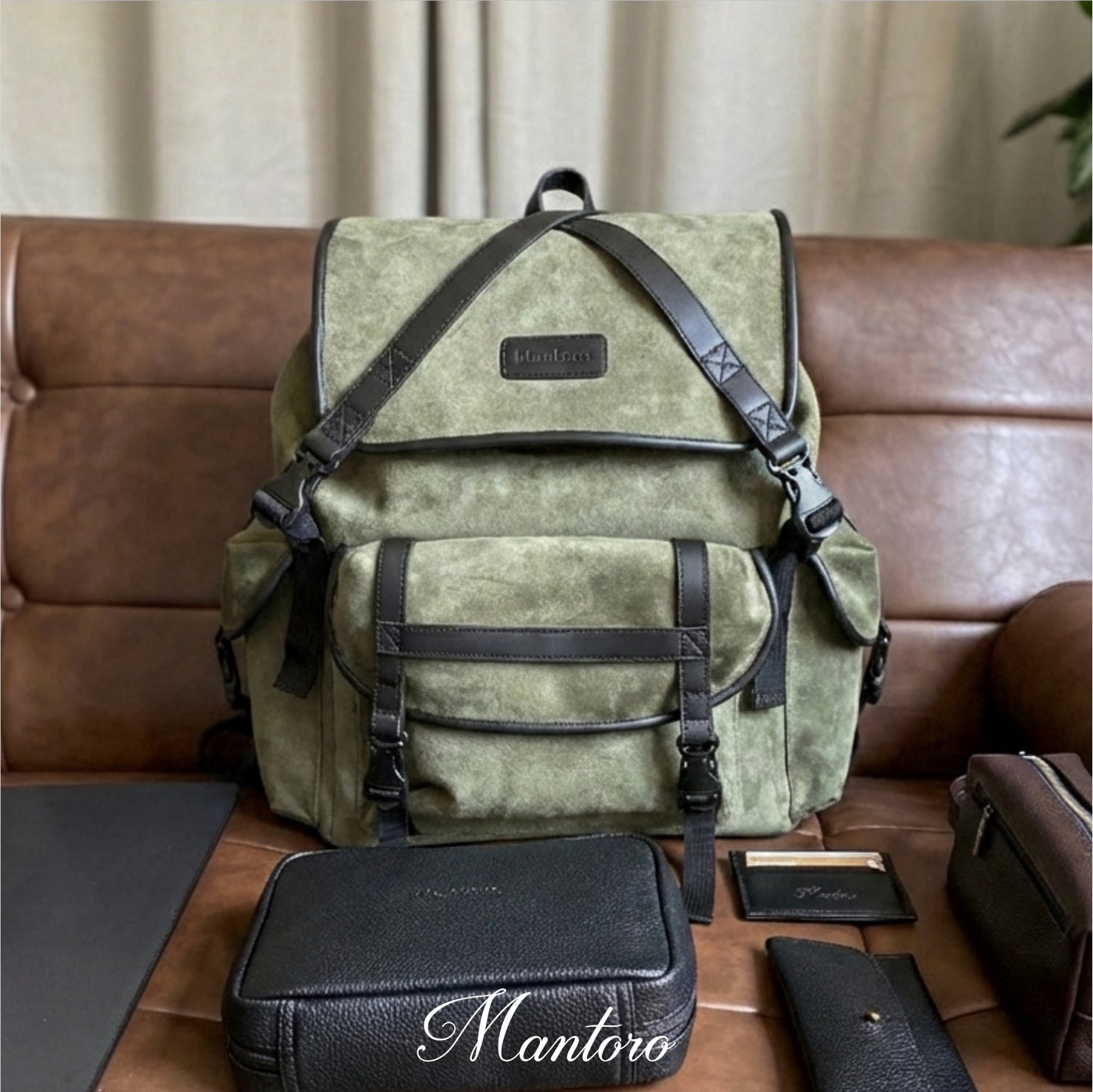 Mochila Maverick gamuza