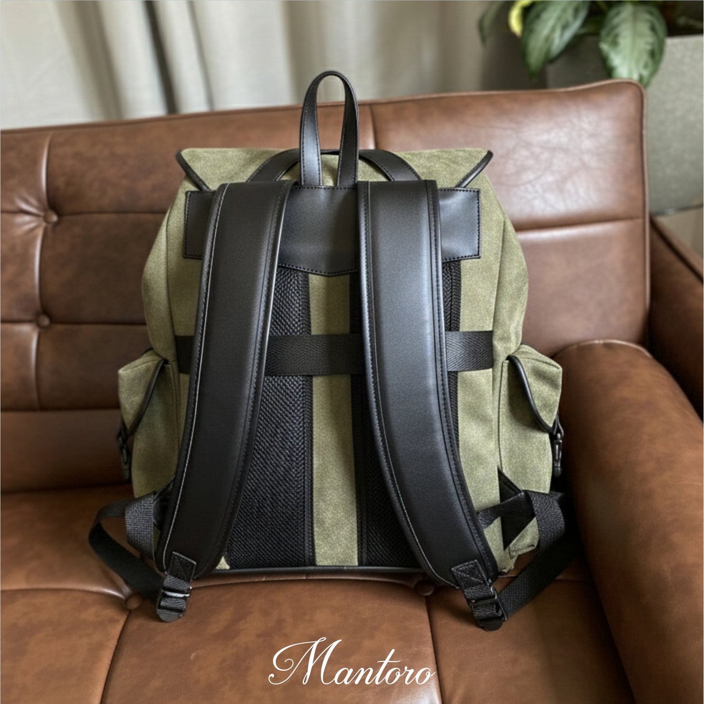 Mochila Maverick gamuza