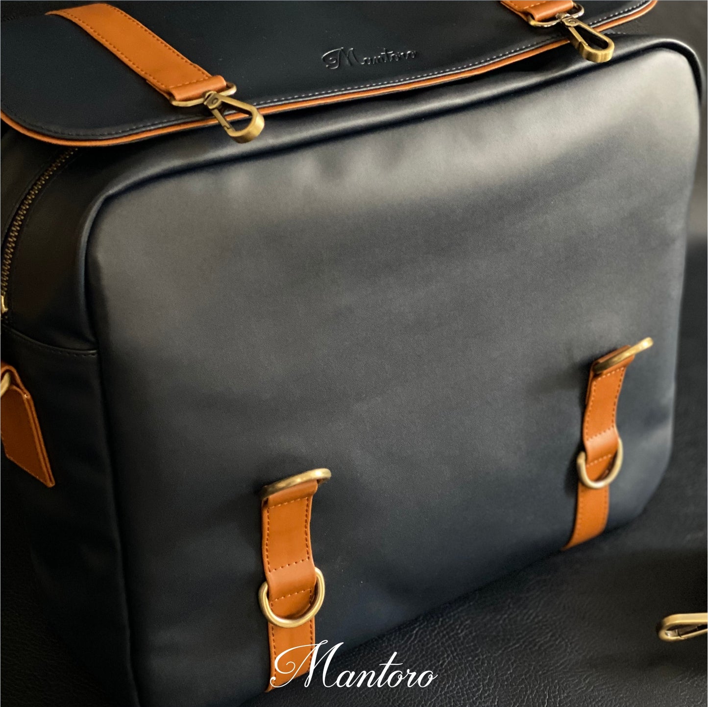 Messenger bag cuero vegano