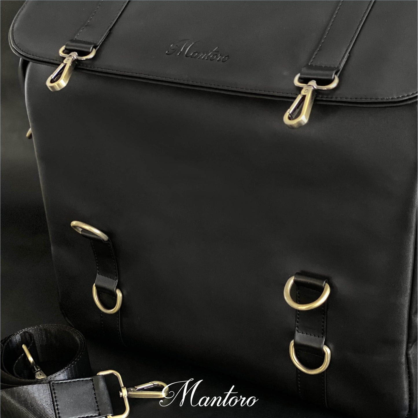 Messenger bag cuero vegano