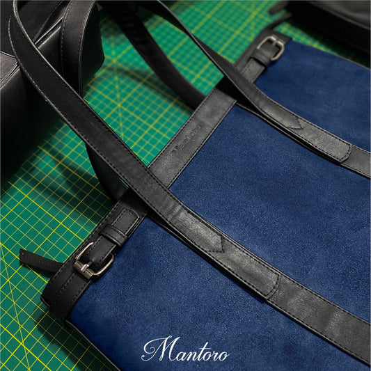 Suede Tote Bag cuero vegano