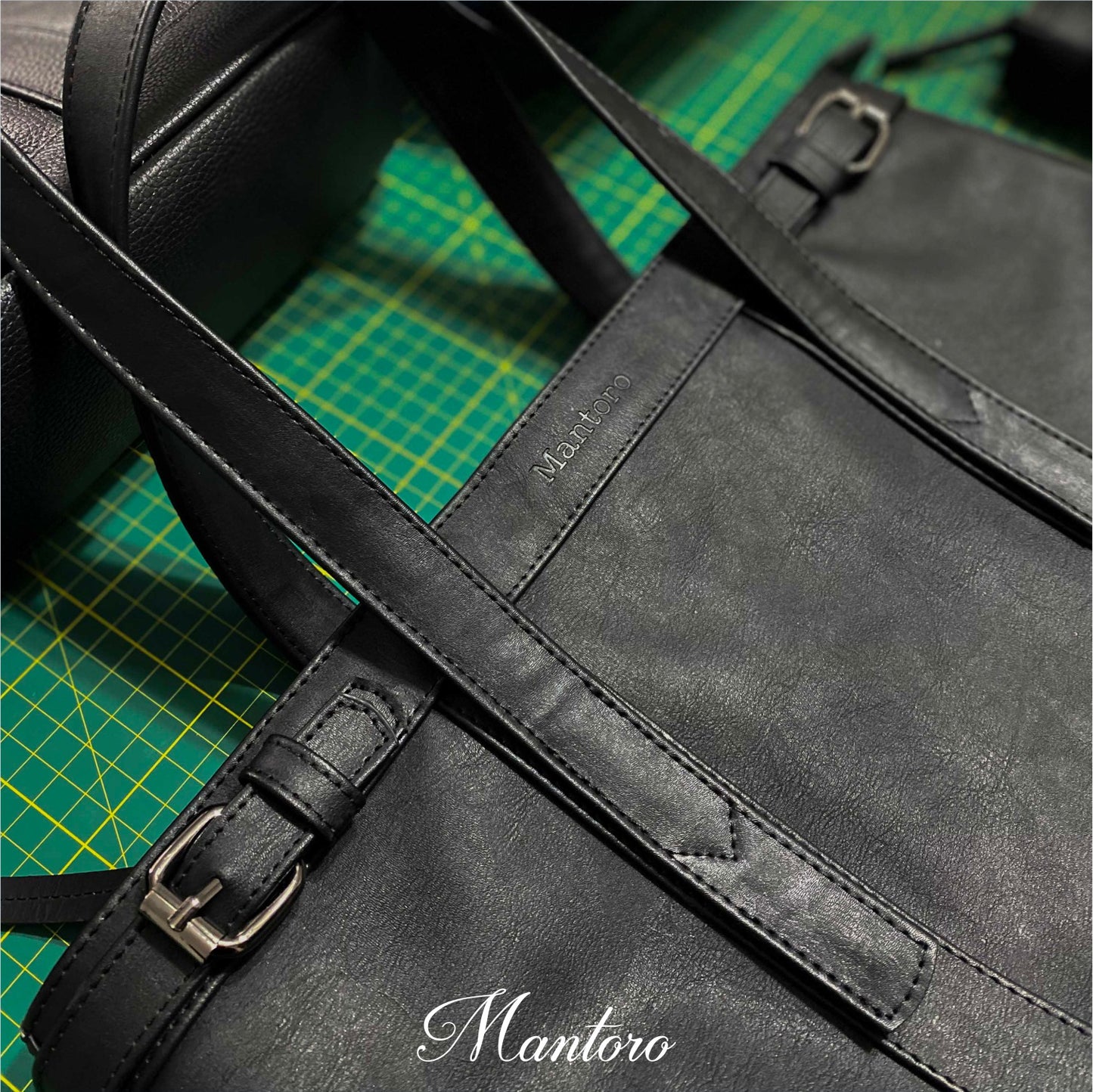 Suede Tote Bag cuero vegano