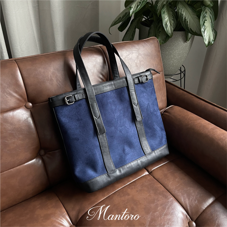 Suede Tote Bag cuero vegano